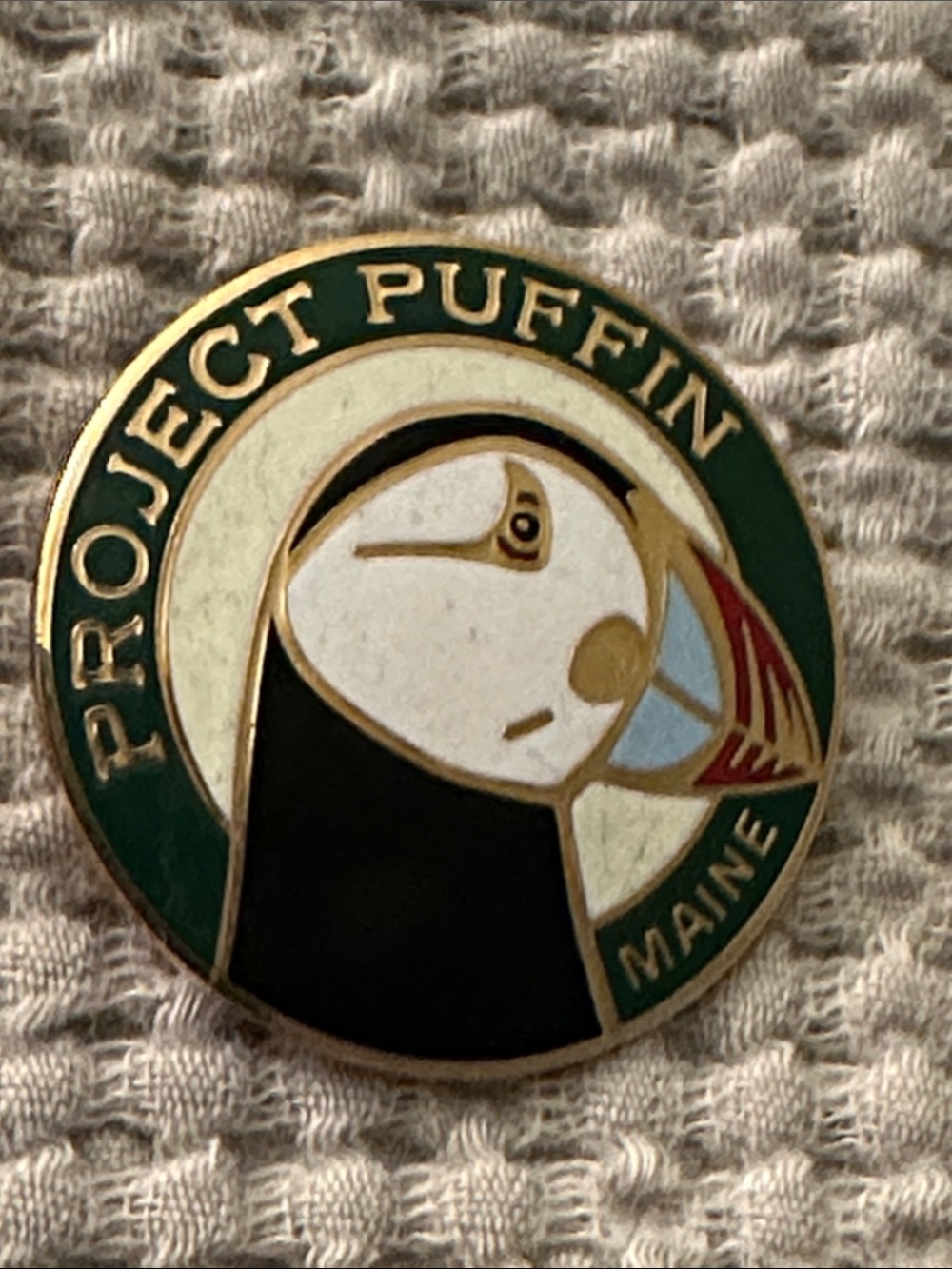 Project Puffin Maine Pin